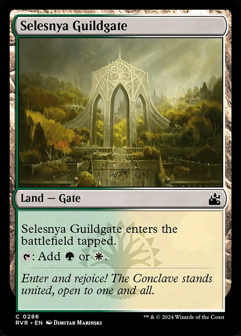 Selesnya Guildgate - Ravnica Remastered Common Card