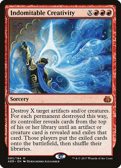 Indomitable Creativity - Aether Revolt Mythic Card