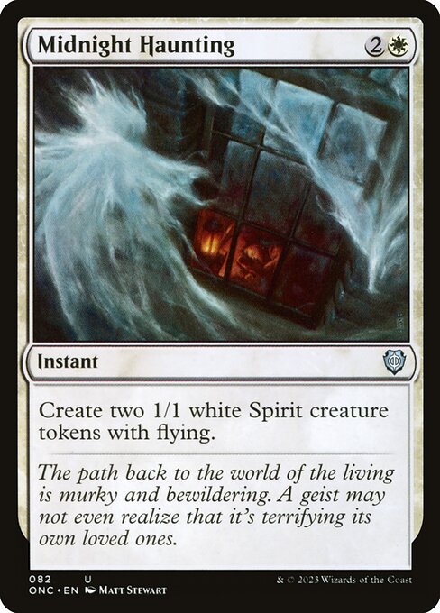 Midnight Haunting - Phyrexia: All Will Be One Commander Uncommon Card