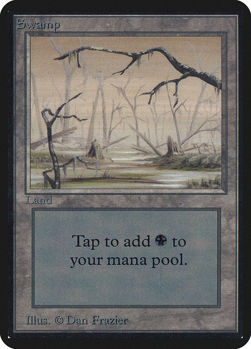 Swamp - Limited Edition Alpha Common Card