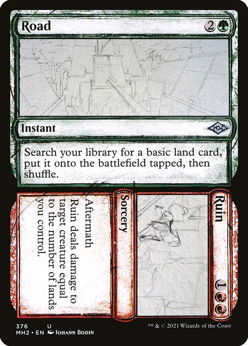 Road // Ruin - Modern Horizons 2 Uncommon Card
