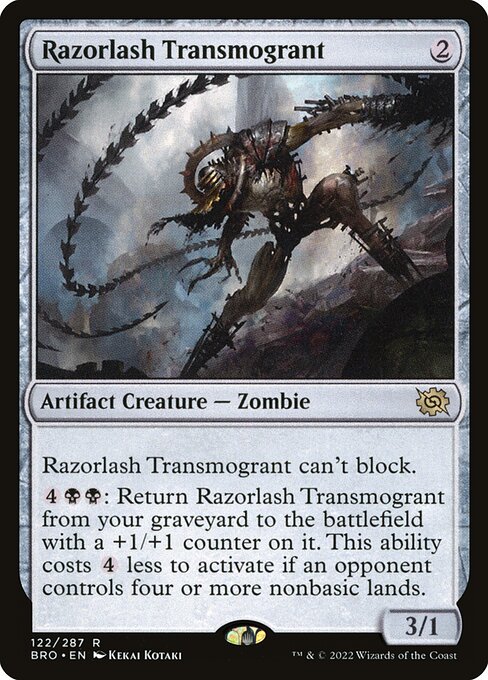 Razorlash Transmogrant - The Brothers' War Rare Card