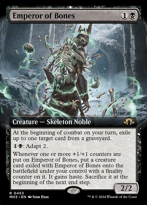 Emperor of Bones - Modern Horizons 3 Rare Card