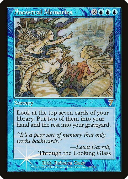 Ancestral Memories - Seventh Edition Rare Card