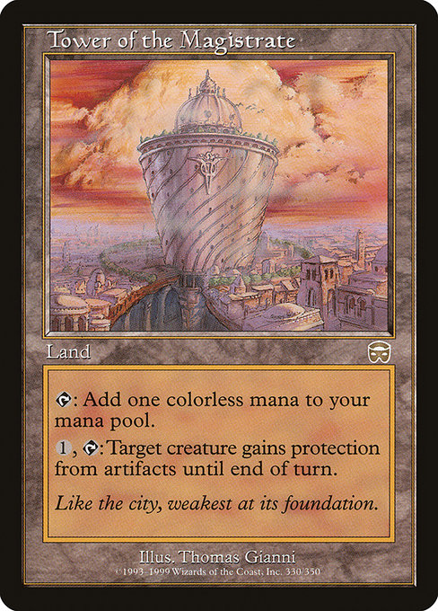 Tower of the Magistrate - Mercadian Masques Rare Card