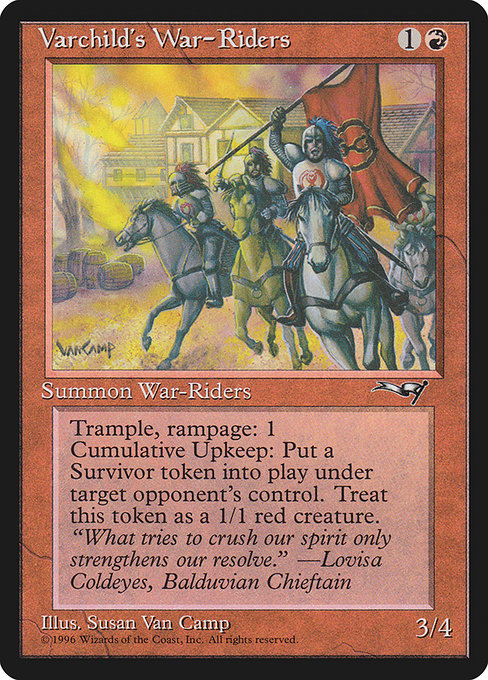 Varchild's War-Riders - Alliances Rare Card