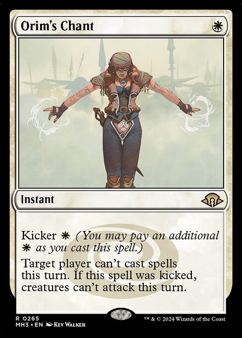 Orim's Chant - Modern Horizons 3 Rare Card