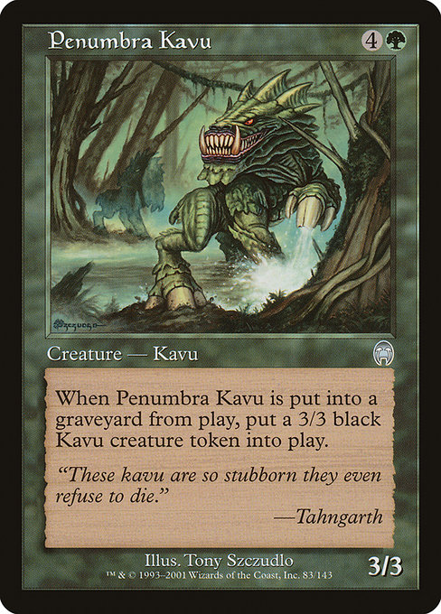 Penumbra Kavu - Apocalypse Uncommon Card