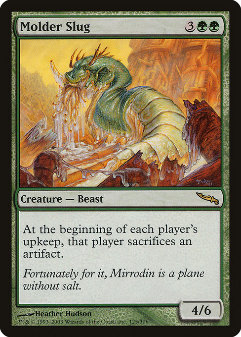 Molder Slug - Mirrodin Rare Card