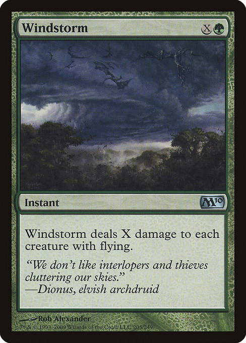 Windstorm - Magic 2010 Uncommon Card