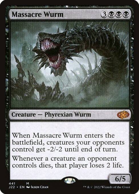 Massacre Wurm - Jumpstart 2022 Mythic Card
