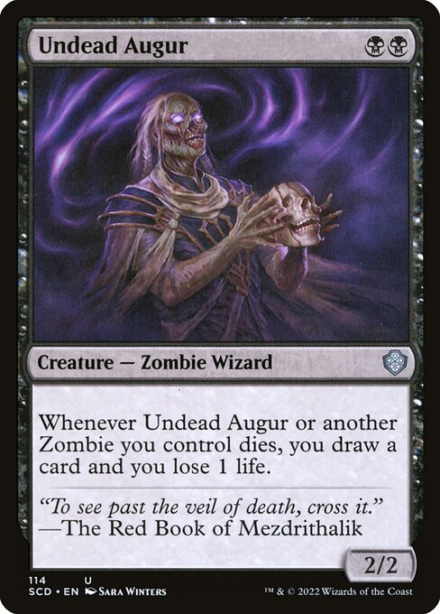 Undead Augur - Starter Commander Decks Uncommon Card
