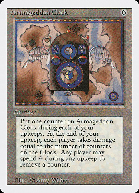 Armageddon Clock - Revised Edition Rare Card