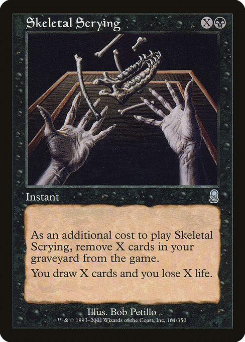 Skeletal Scrying - Odyssey Uncommon Card
