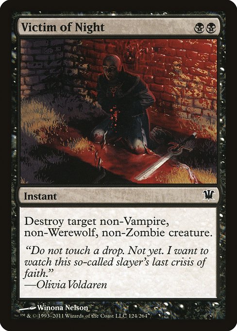 Victim of Night - Innistrad Common Card