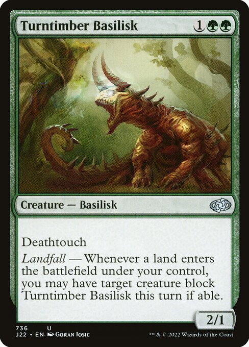 Turntimber Basilisk - Jumpstart 2022 Uncommon Card
