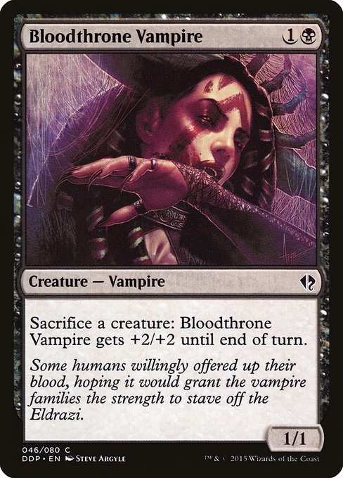 Bloodthrone Vampire - Duel Decks: Zendikar vs. Eldrazi Common Card