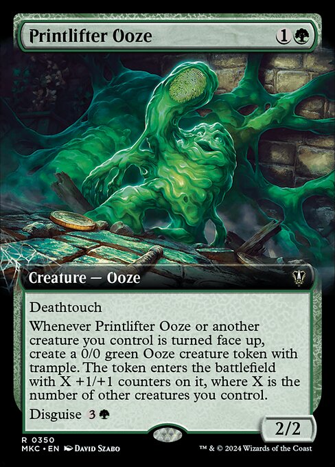 Printlifter Ooze - Murders at Karlov Manor Commander Rare Card