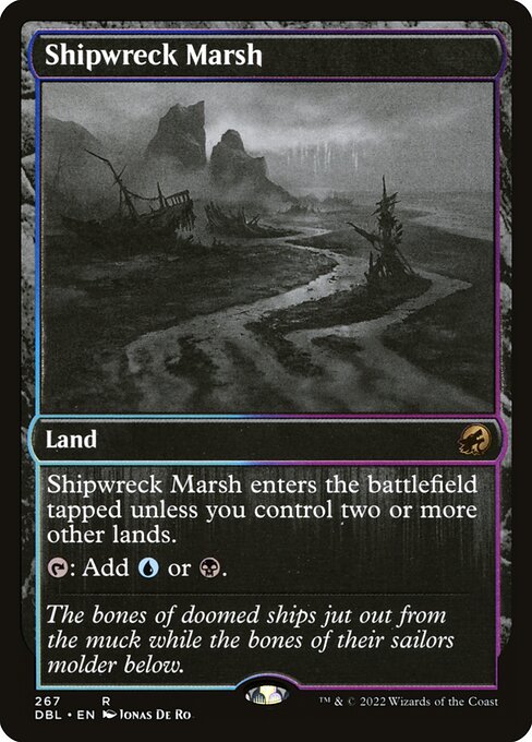 Shipwreck Marsh - Innistrad: Double Feature Rare Card