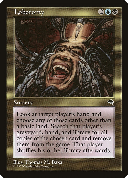 Lobotomy - Tempest Uncommon Card