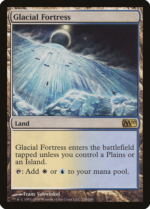 Glacial Fortress - Magic 2010 Rare Card