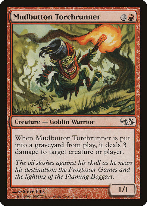 Mudbutton Torchrunner - Duel Decks: Elves vs. Goblins Common Card