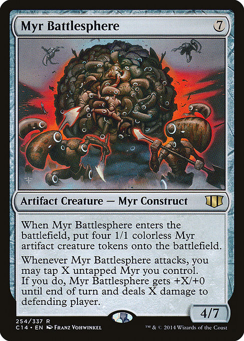 Myr Battlesphere - Commander 2014 Rare Card