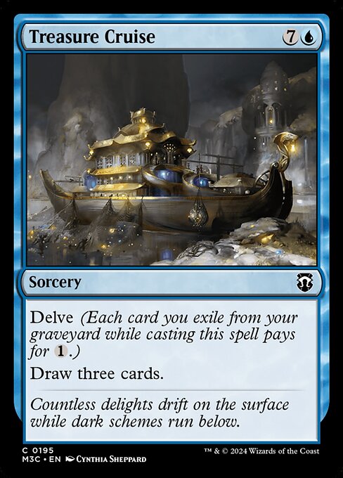 Treasure Cruise - Modern Horizons 3 Commander Common Card