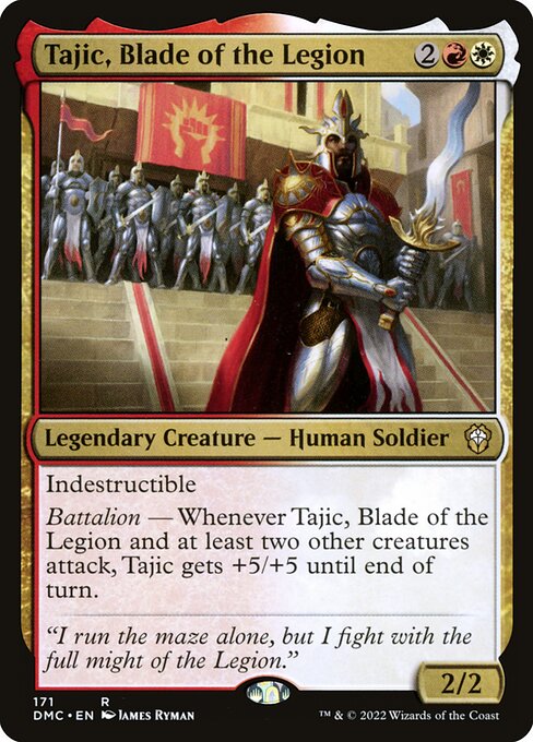 Tajic, Blade of the Legion - Dominaria United Commander Rare Card