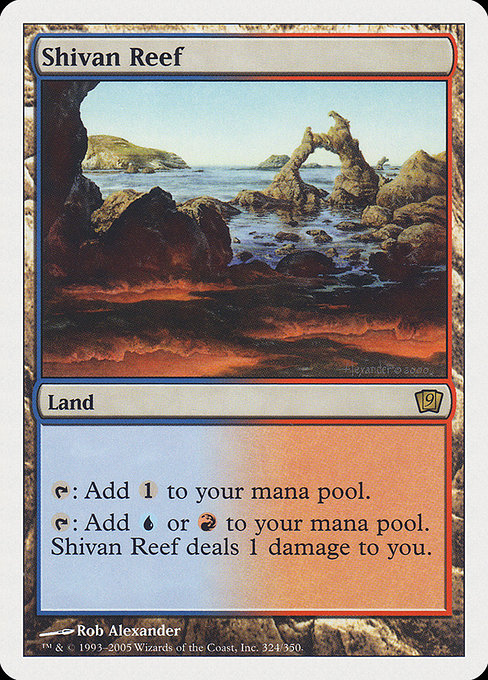 Shivan Reef - Ninth Edition Rare Card