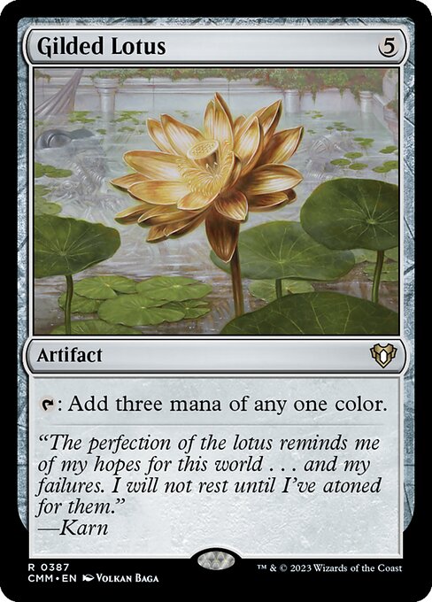Gilded Lotus - Commander Masters Rare Card