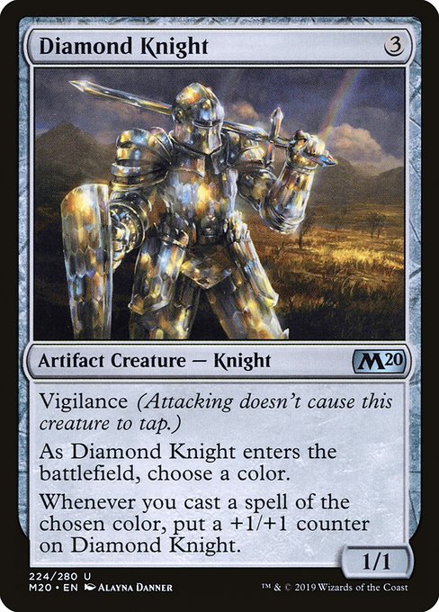 Diamond Knight - Core Set 2020 Uncommon Card