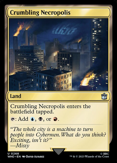 Crumbling Necropolis - Doctor Who Uncommon Card