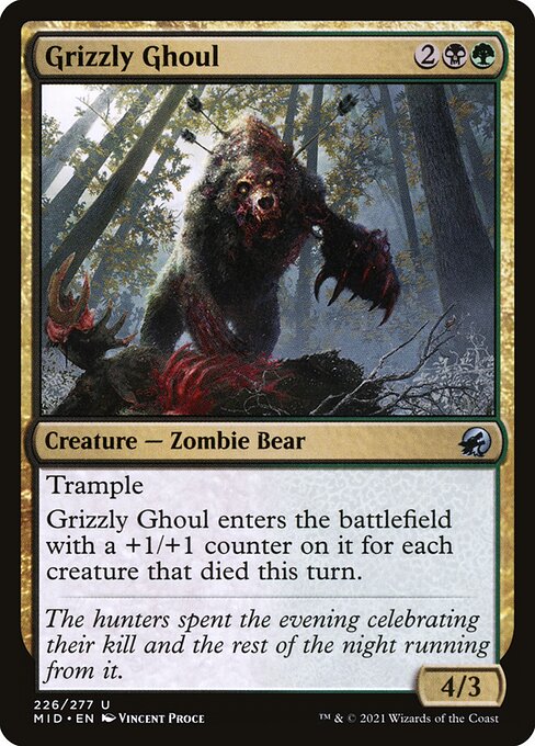 Grizzly Ghoul - Innistrad: Midnight Hunt Uncommon Card