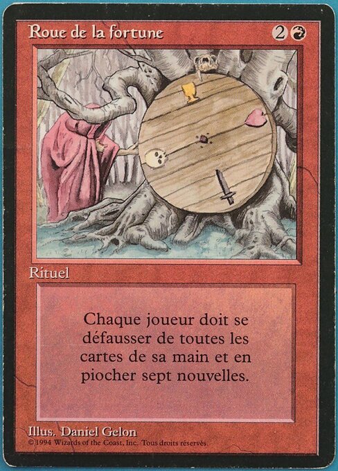 Wheel of Fortune - Foreign Black Border Rare Card