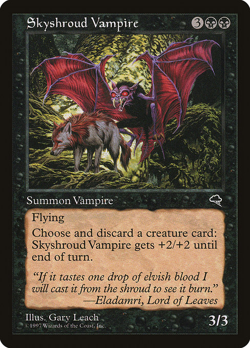 Skyshroud Vampire - Tempest Uncommon Card