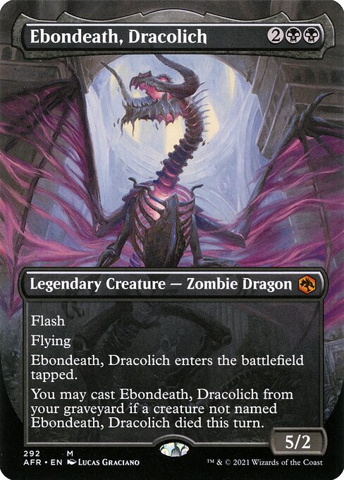 Ebondeath, Dracolich - Adventures in the Forgotten Realms Mythic Card