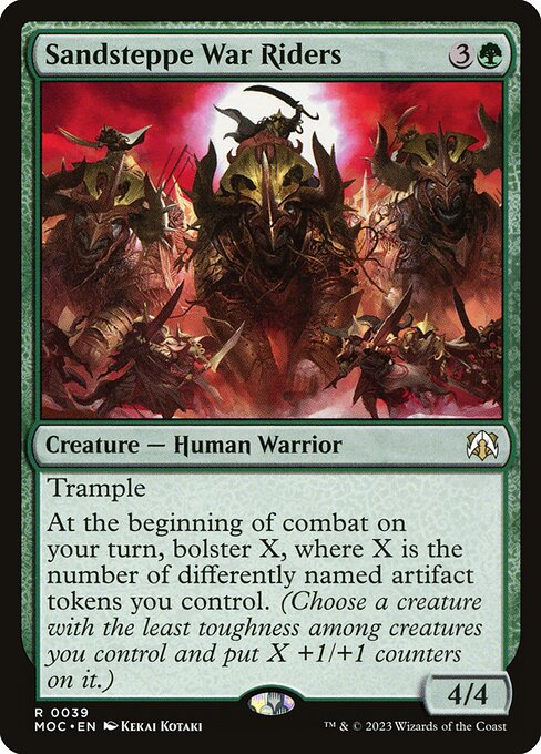 Sandsteppe War Riders - March of the Machine Commander Rare Card