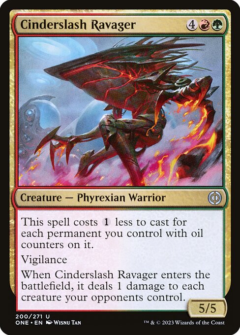 Cinderslash Ravager - Phyrexia: All Will Be One Uncommon Card