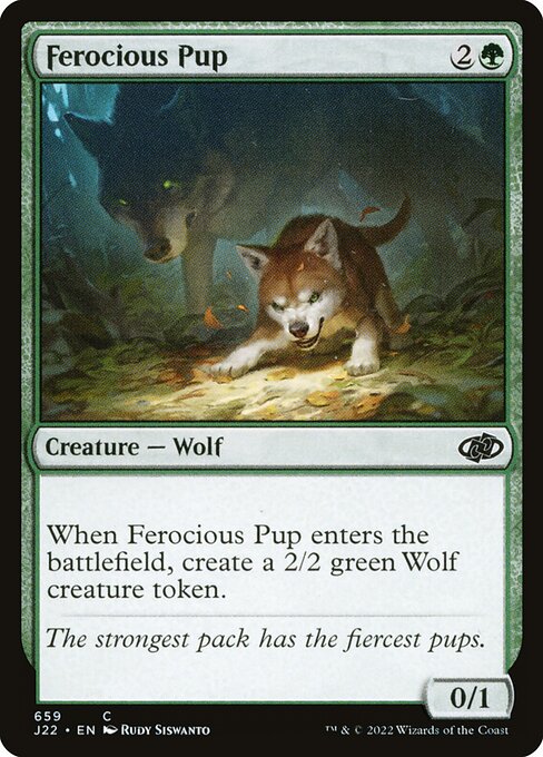 Ferocious Pup - Jumpstart 2022 Common Card