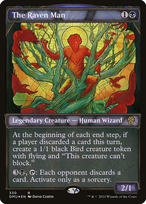 The Raven Man - Dominaria United Rare Card