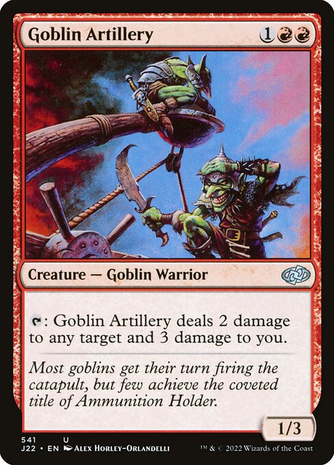 Goblin Artillery - Jumpstart 2022 Uncommon Card