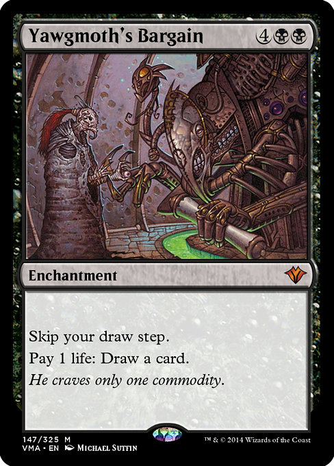 Yawgmoth's Bargain - Vintage Masters Mythic Card
