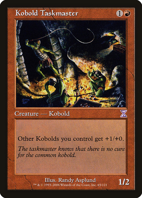 Kobold Taskmaster - Time Spiral Timeshifted Special Card