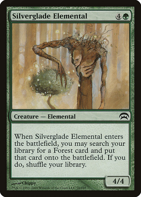 Silverglade Elemental - Planechase Common Card