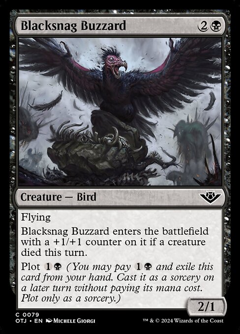 Blacksnag Buzzard - Outlaws of Thunder Junction Common Card