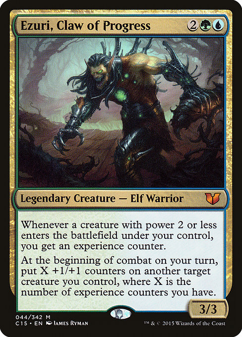 Ezuri, Claw of Progress - Commander 2015 Mythic Card