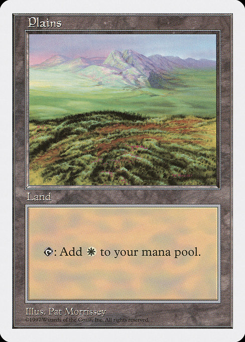 Plains - Fifth Edition Common Card