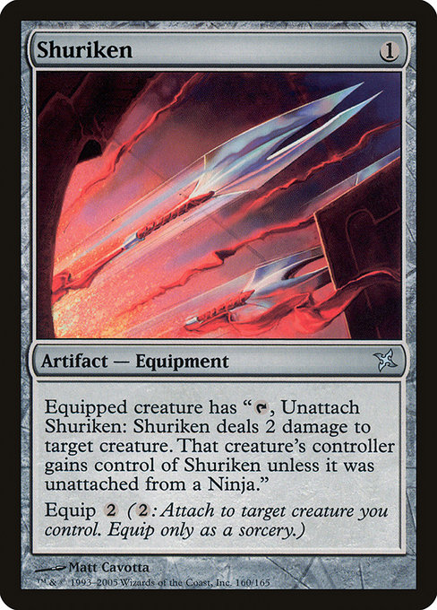 Shuriken - Betrayers of Kamigawa Uncommon Card