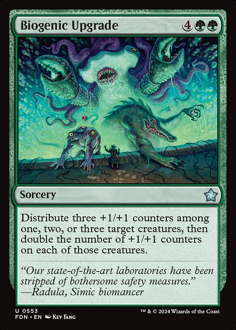 Biogenic Upgrade - Foundations Uncommon Card